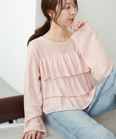 フリルプルオーバー