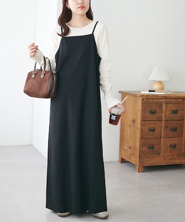 【SS先行予約】スクエアカットキャミワンピース