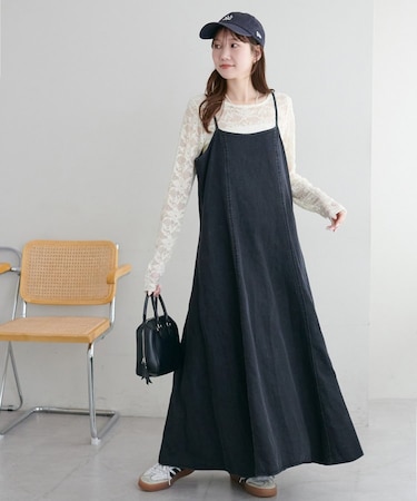 【SS先行予約】デニムフレアキャミワンピース