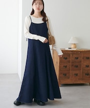 【SS先行予約】デニムフレアキャミワンピース