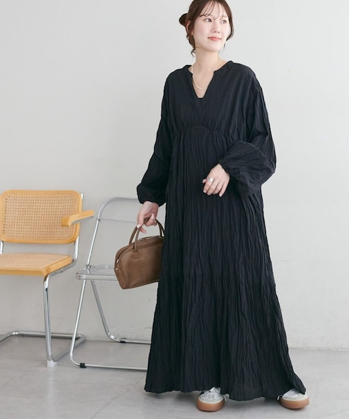 ワッシャースキッパーワンピース