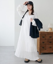 ワッシャースキッパーワンピース