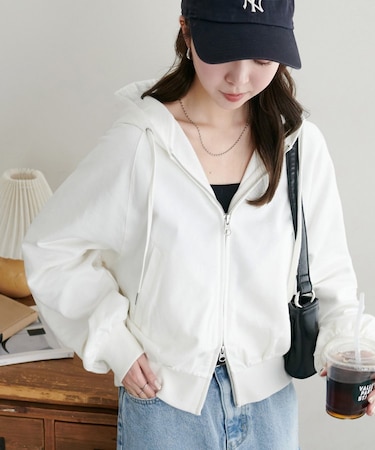 【SS先行予約】裏毛Wジップパーカー