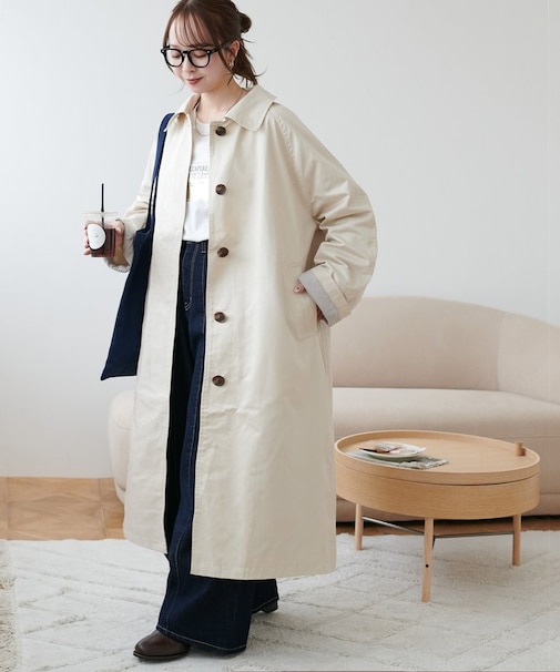 ステンカラーコート