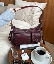 アイレットベルトポケットショルダーバッグ