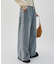 【SS先行予約/umm.】サイドレースデニムワイドパンツ《サイズ展開あり》