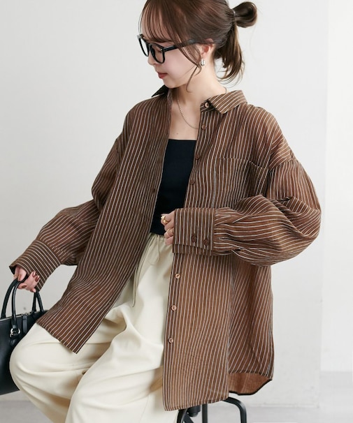 【SS先行予約】ヨウリュウストライプシャツ《WEB限定カラーあり》