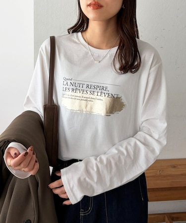 【SS先行予約】箔プリントロンT