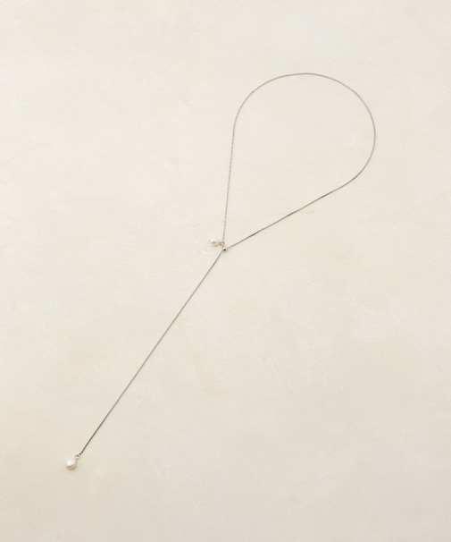 【GOLDY】パールY字ネックレス〈2WAY〉