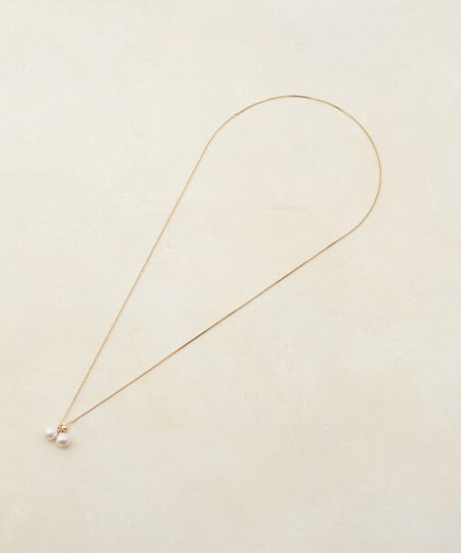 【GOLDY】パールY字ネックレス〈2WAY〉