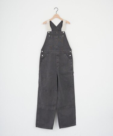 【ユニセックス】製品染ダックオーバーオール