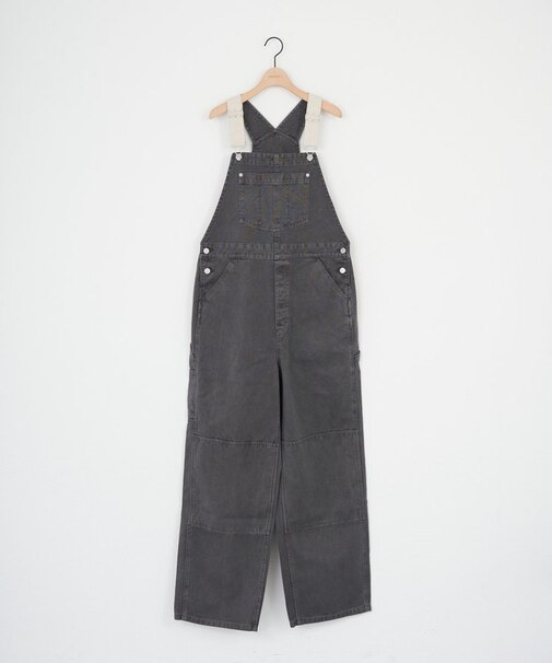 【ユニセックス】製品染ダックオーバーオール