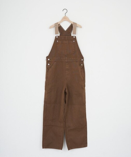 【ユニセックス】製品染ダックオーバーオール