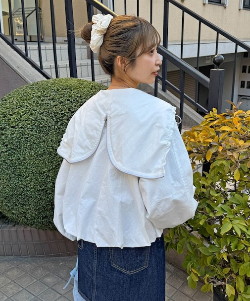 【umm.】裾バルーンブルゾン