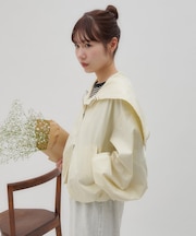 【umm.】裾バルーンブルゾン