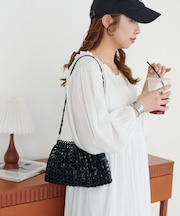 ビジューミニショルダーバッグ