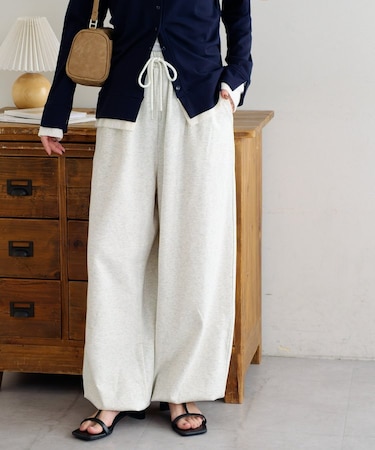 【SS先行予約】ライトオンス裏毛バルーンパンツ