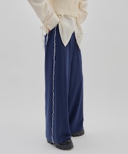 【umm.】サイドフリルスウェットパンツ