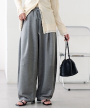 【SS先行予約】リヨセルブレンドスウェットライクイージーパンツ