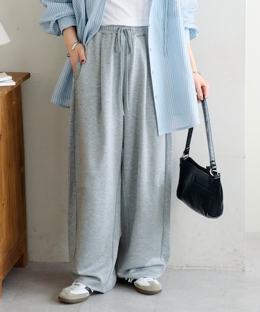 【SS先行予約】リヨセルブレンドスウェットライクイージーパンツ