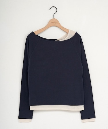 【SS先行予約/umm.】レイヤード風プルオーバー