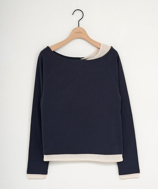 【SS先行予約/umm.】レイヤード風プルオーバー