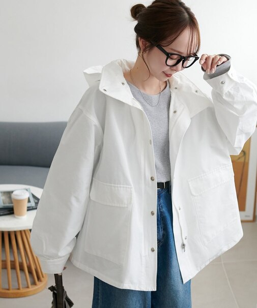 2WAYフーディーブルゾン