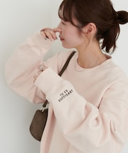 【ユニセックス】ワンポイント刺繍カラースウェット