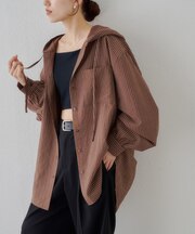 【トレンド】シアーアソートフードシャツ《WEB限定カラーあり》