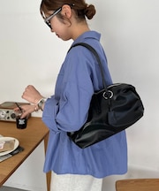 サイドベルトソフトボストンバッグ