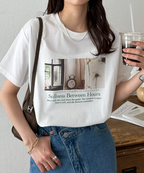 3フォトプリントTシャツ