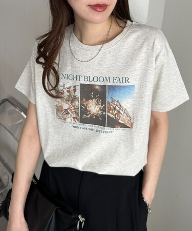 3フォトプリントTシャツ