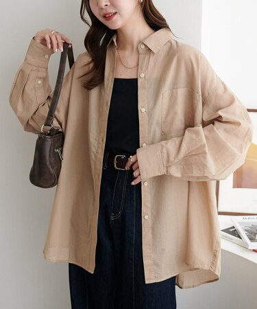 コットンシアーレギュラーシャツ