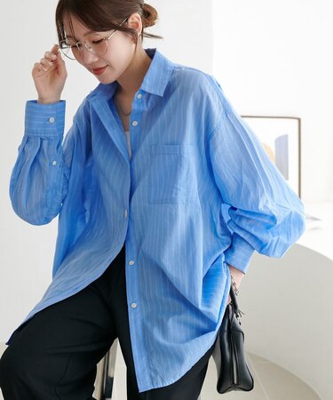 コットンシアーレギュラーシャツ