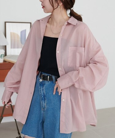 コットンシアーレギュラーシャツ