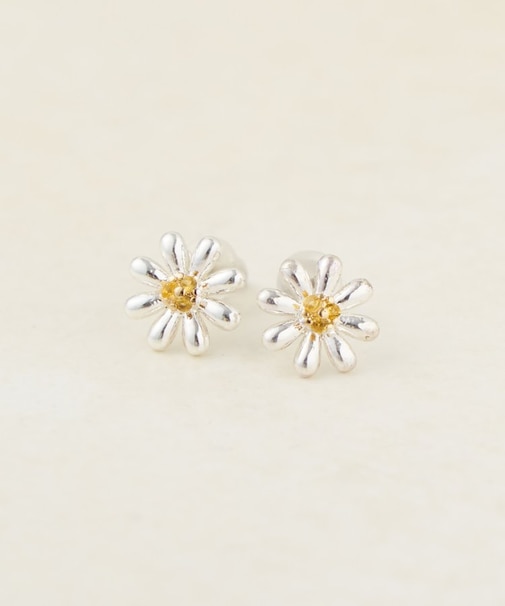 【GOLDY】ソリッドフラワーピアス