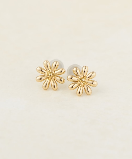 【GOLDY】ソリッドフラワーピアス