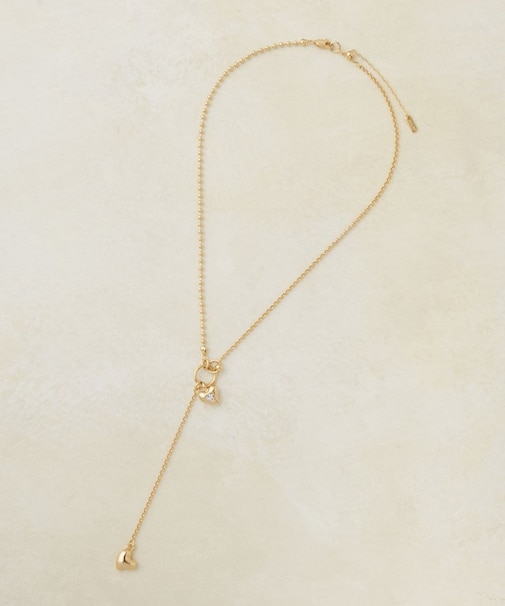 【GOLDY】プランププチハートY字ネックレス