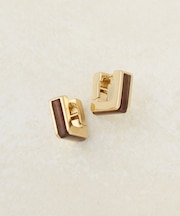 【GOLDY】マーブルスクエアピアス