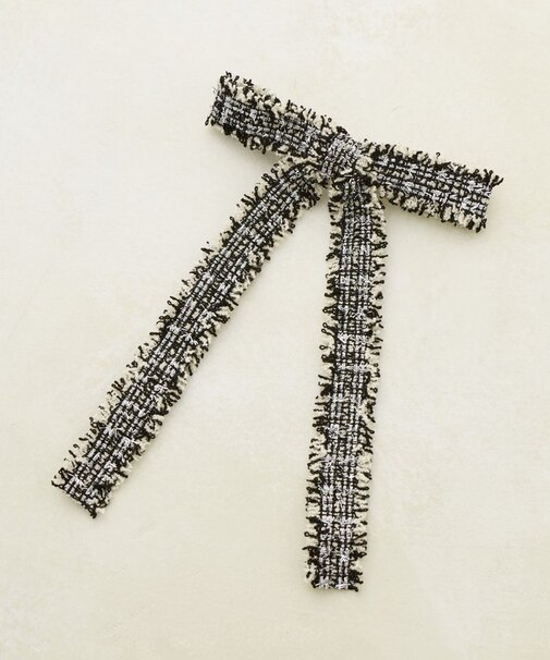 【GOLDY】ツイードリボンバレッタ