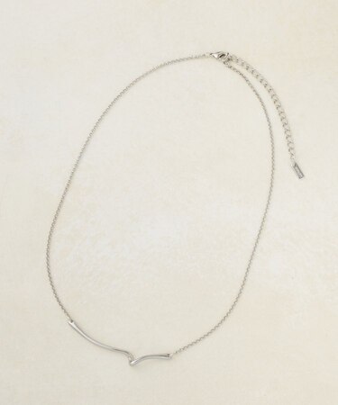 【GOLDY】ニュアンスラインプレートネックレス