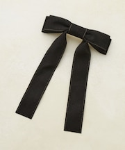 【GOLDY】スエード調リボンバレッタ