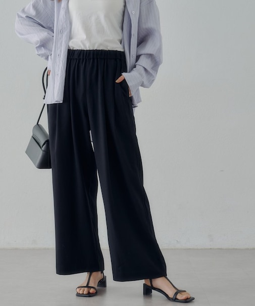 【Noka】ウエストギャザーイージーパンツ