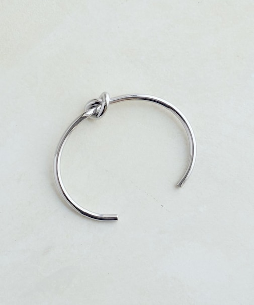 【Noka】ステンレスノットバングル