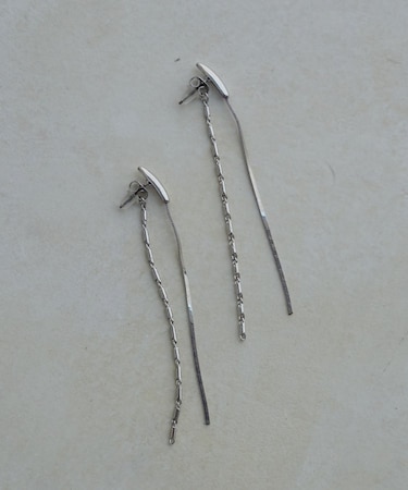 【Noka】ロングチェーンピアス