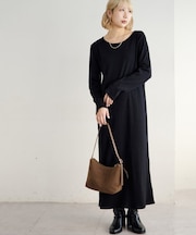 【Noka】リブカットワンピース