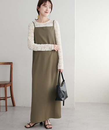 【Noka】スクエアキャミワンピース