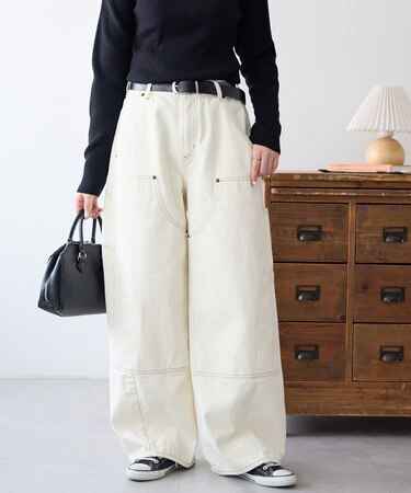 【Enlude】ダブルニーバレルペインターパンツ《ユニセックス》