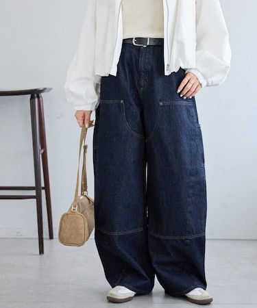 【Enlude】ダブルニーバレルペインターパンツ《ユニセックス》