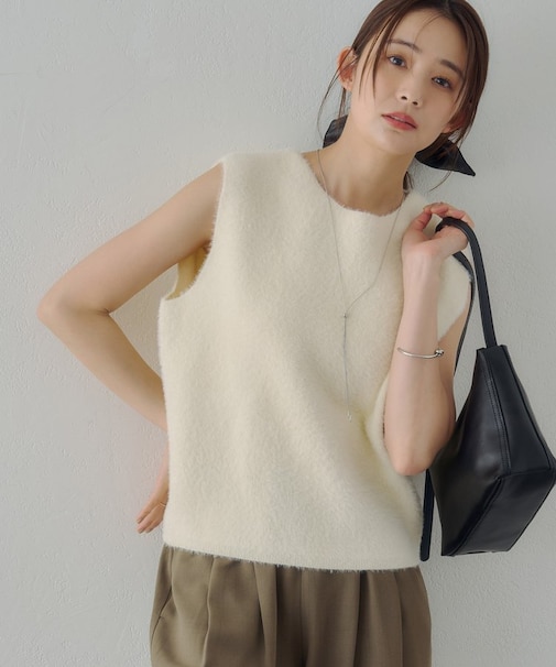 【Noka】ミニシャギーベスト